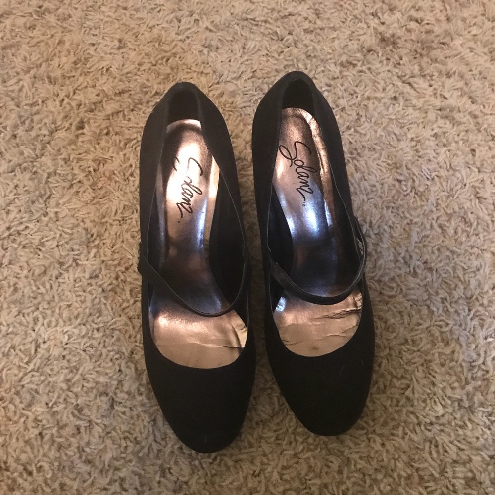 black heels